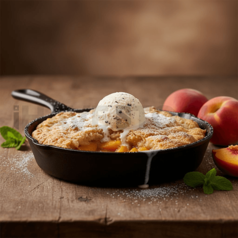 Peach Cobbler With Vanilla FOD D&SMT 0093