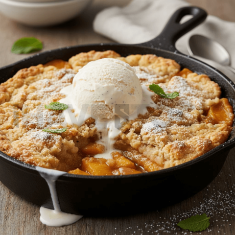 Peach Cobbler With Vanilla FOD D&SMT 0138