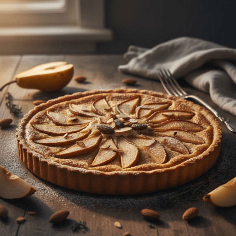 Pear Tart With Frangipane FOD D&SMT 0018