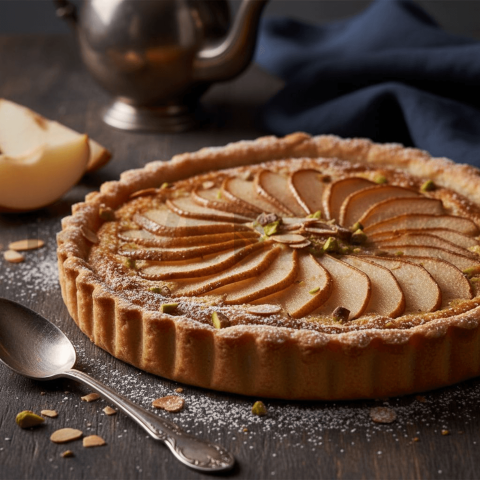 Pear Tart With Frangipane FOD D&SMT 0064