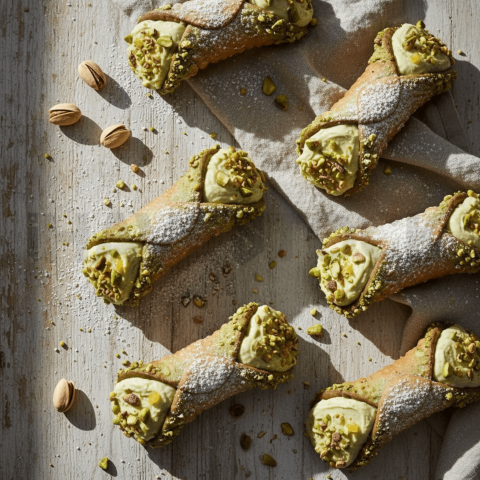 Pistachio Cannoli Shells FOD D&SMT 0155