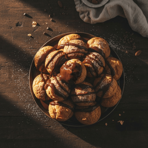 Profiteroles With Chocolate Sauce FOD D&SMT 0167