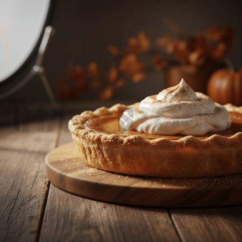 Pumpkin Pie With Cream FOD D&SMT 0022