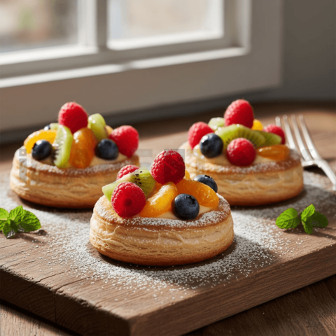 Puff Pastry Fruit Tartlets FOD D&SMT 0102