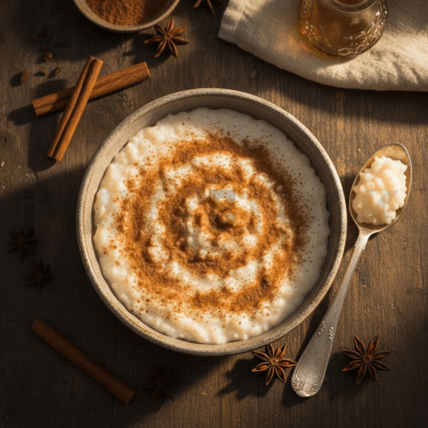 Rice Pudding With Cinnamon FOD D&SMT 0450