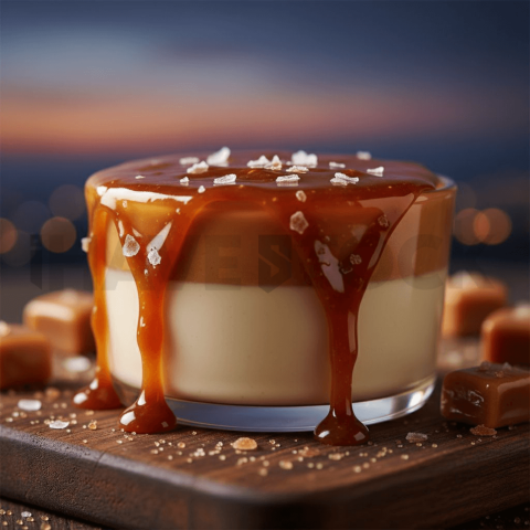 Salted Caramel Panna Cotta FOD D&SMT 0024