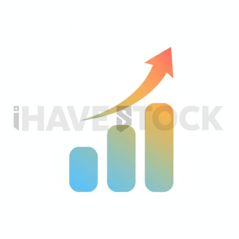 Growth Chart Icon Vector