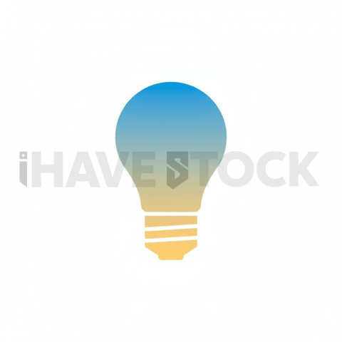 Idea Bulb Icon Vector