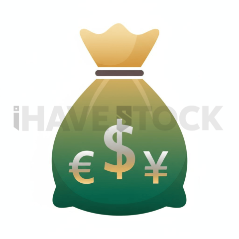 Money Bag Icon Vector
