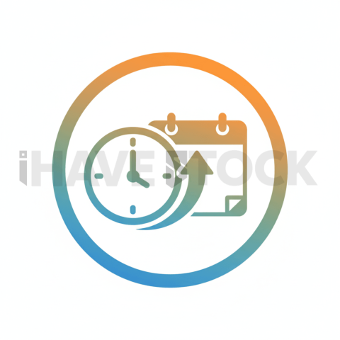Time Management Icon Vector