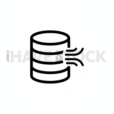 Database Cylinder Consistent Stroke Icon