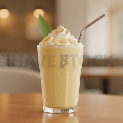 Banana Milkshake Close View FOD D&S 3558