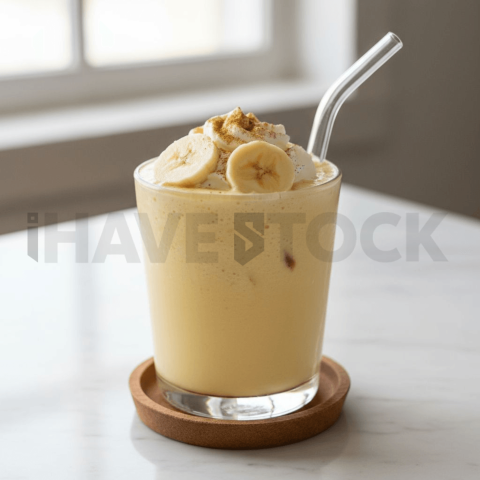 Banana Milkshake Close View FOD D&S 3676