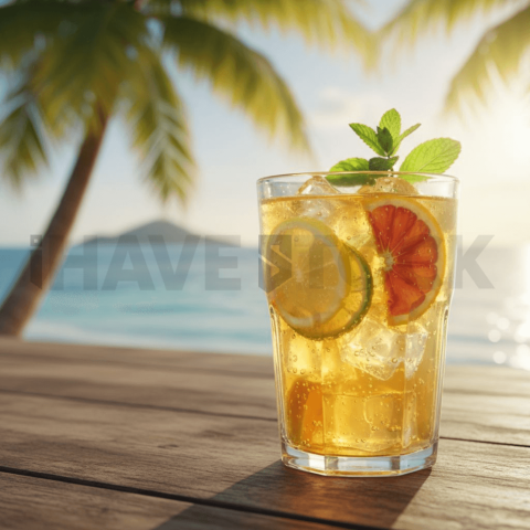 Citrus Drink In Transparent Gl FOD D&S 3659