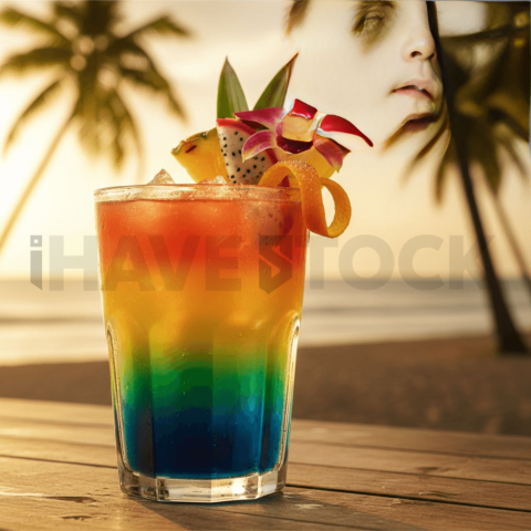 Cocktail Cup With Vivid Colors FOD D&S 3269