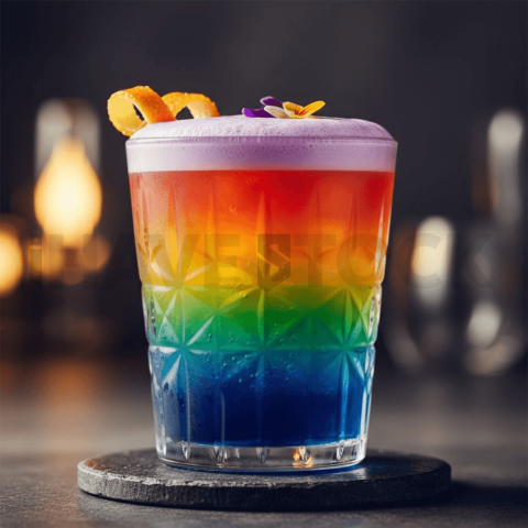 Cocktail Cup With Vivid Colors FOD D&S 3365
