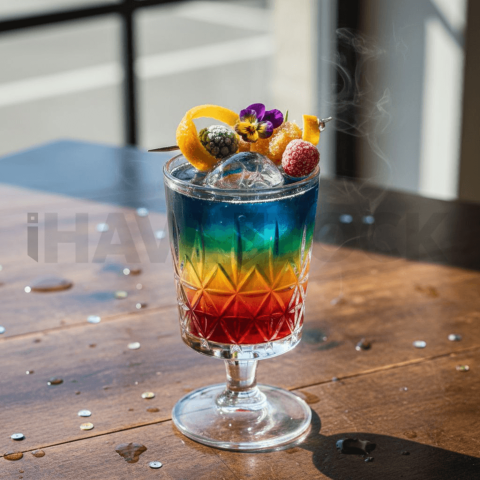 Cocktail Cup With Vivid Colors FOD D&S 3598
