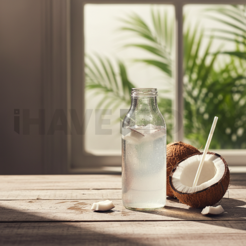 Coconut Water In Bottle On Tab FOD D&S 3797