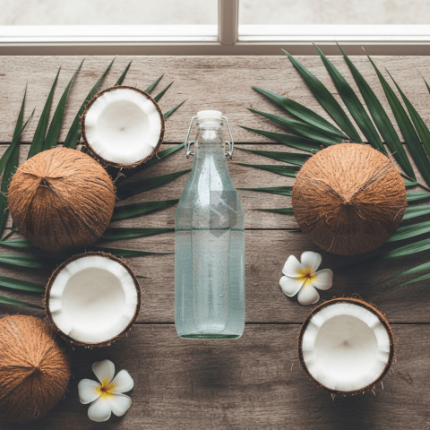 Coconut Water In Bottle On Tab FOD D&S 3881