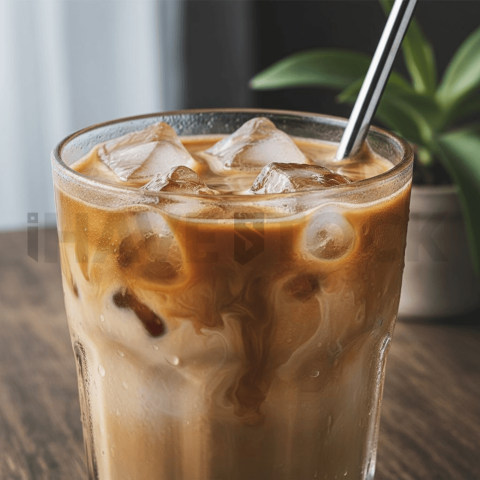 Coffee Drink With Ice Cubes FOD D&S 3572