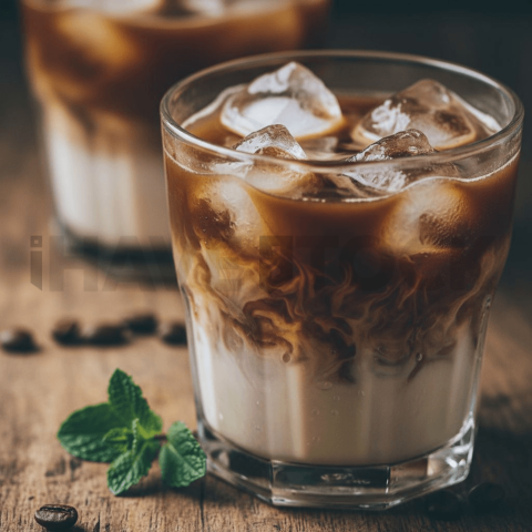 Coffee Drink With Ice Cubes FOD D&S 3863