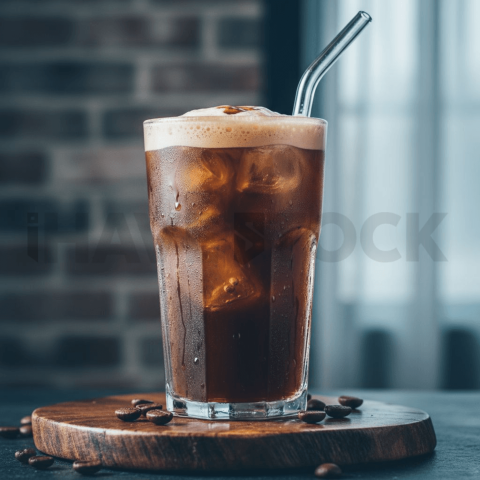 Cold Brew Coffee In Tall Glass FOD D&S 3477