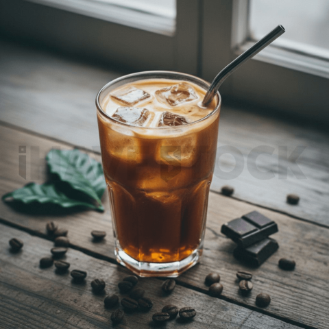 Coffee Drink With Ice Cubes FOD D&S 4073