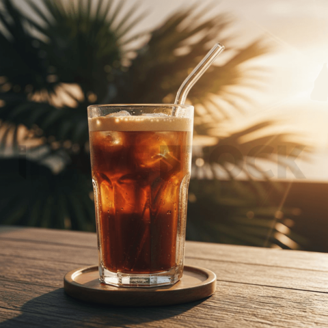 Cold Brew Coffee In Tall Glass FOD D&S 3946