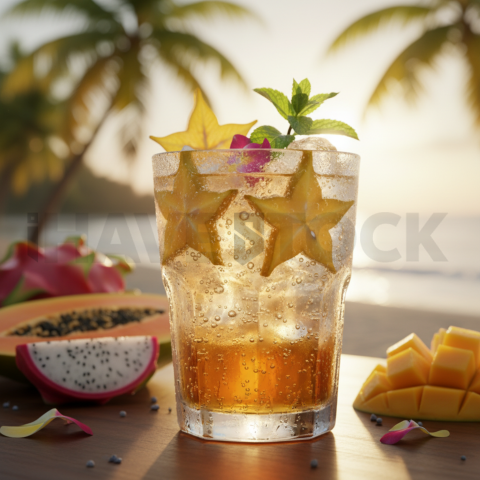 Cold Sparkling Drink Macro FOD D&S 3823