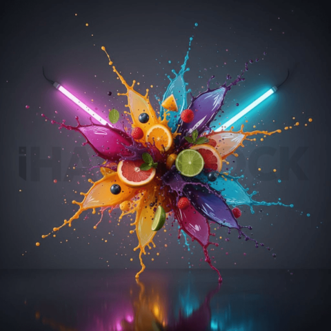 Colorful Juice Splash Photogra FOD D&S 3554