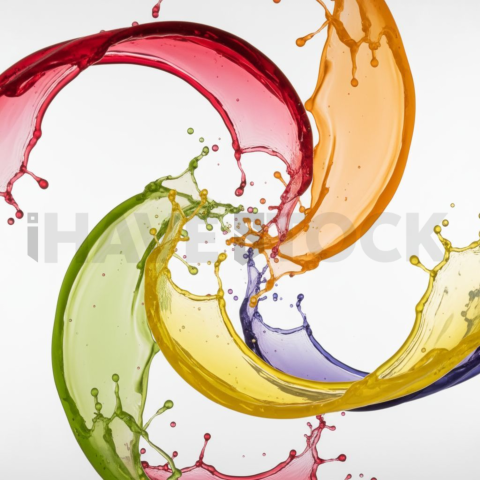 Colorful Juice Splash Photogra FOD D&S 4007