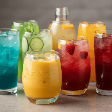 Drink Assortment With Gradient FOD D&S 3637