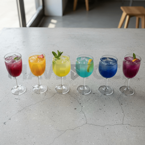 Drink Assortment With Gradient FOD D&S 3781