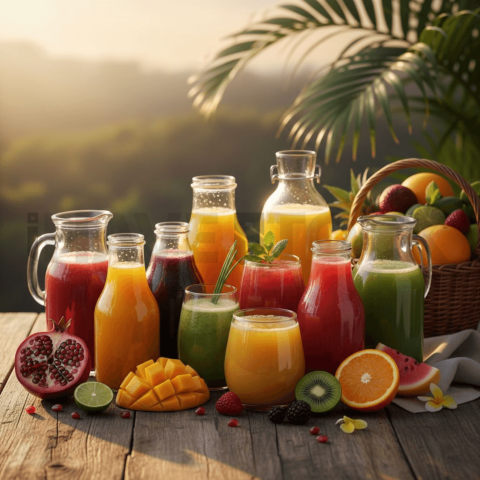 Fresh Fruit Juice Assortment FOD D&S 3295