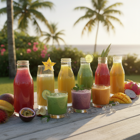 Fresh Fruit Juice Assortment FOD D&S 3455