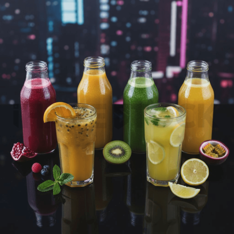 Fresh Fruit Juice Assortment FOD D&S 3498