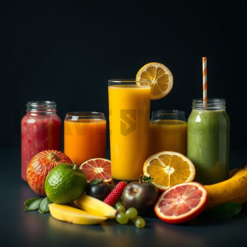 Fresh Fruit Juice Assortment FOD D&S 3674