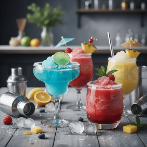 Frozen Cocktail Setup Table FOD D&S 3601