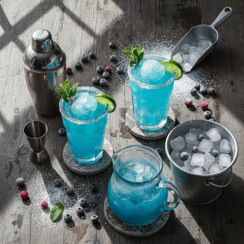 Frozen Cocktail Setup Table FOD D&S 3352