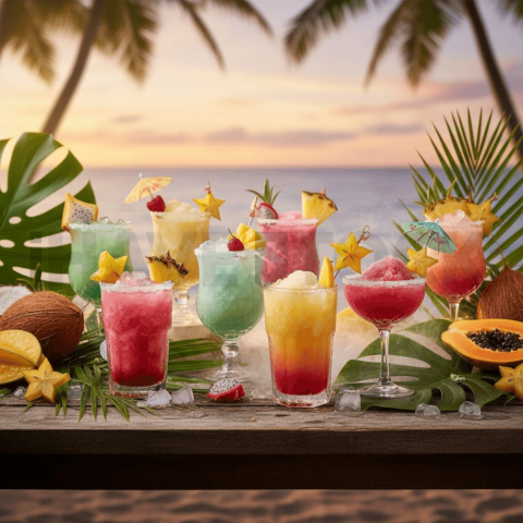 Frozen Cocktail Setup Table FOD D&S 3613