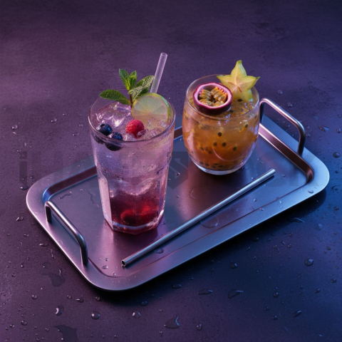 Fruit Drink Served On Tray FOD D&S 3973
