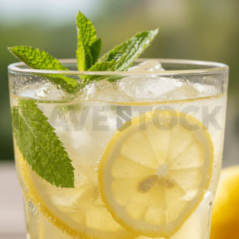 Glass Of Lemonade With Ice And FOD D&S 3945