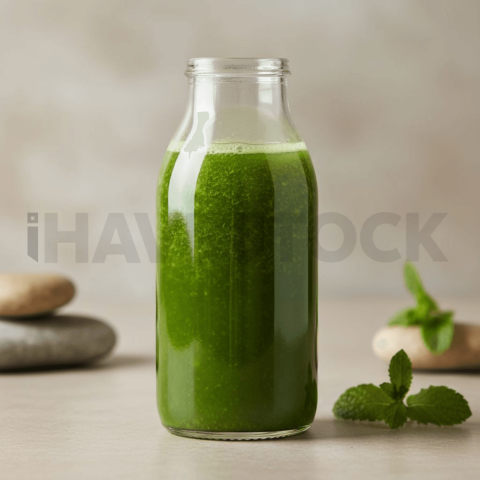 Green Juice In Transparent Bot FOD D&S 3599