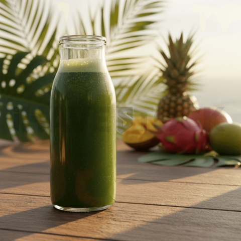 Green Juice In Transparent Bot FOD D&S 3294