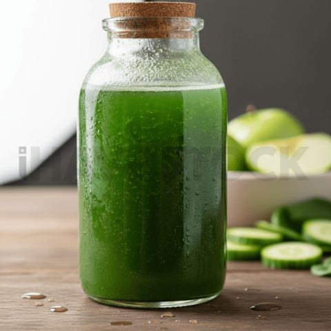 Green Juice In Transparent Bot FOD D&S 3810