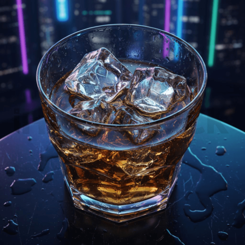 Ice Cubes In Drink Macro Shot FOD D&S 3484