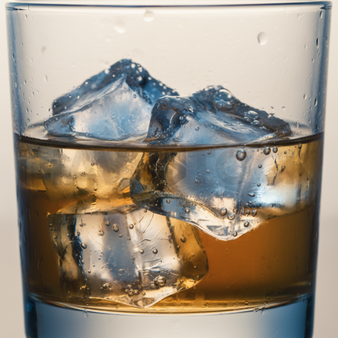 Ice Cubes In Drink Macro Shot FOD D&S 3893