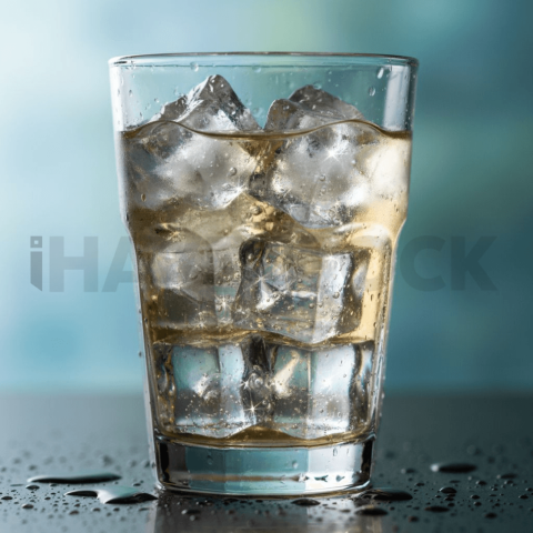 Ice Cubes In Drink Macro Shot FOD D&S 3901