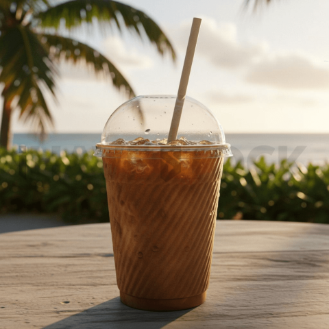 Iced Coffee In Paper Cup FOD D&S 3900