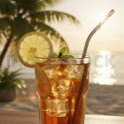 Iced Tea With Lemon Slice FOD D&S 3772